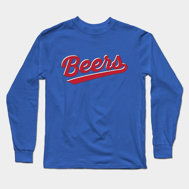 Baseketall Beers away jersey Long Sleeve T-Shirt by lavdog